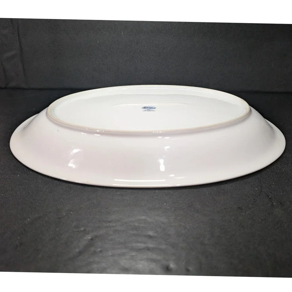 Mikasa‎ Edna Oval Serving Platter, Vintage Fine China, Replacement Dinnerware